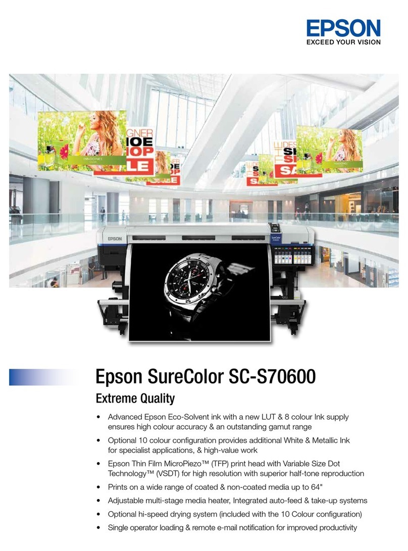 Epson SureColor SC-S70600 Installation instructions