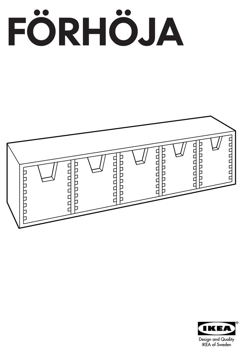 IKEA FORHOJA WALL SHELF/DRAWER 24X6" instructions IKEA FORHOJA WALL SHELF/DRAWER 24X6" instructions