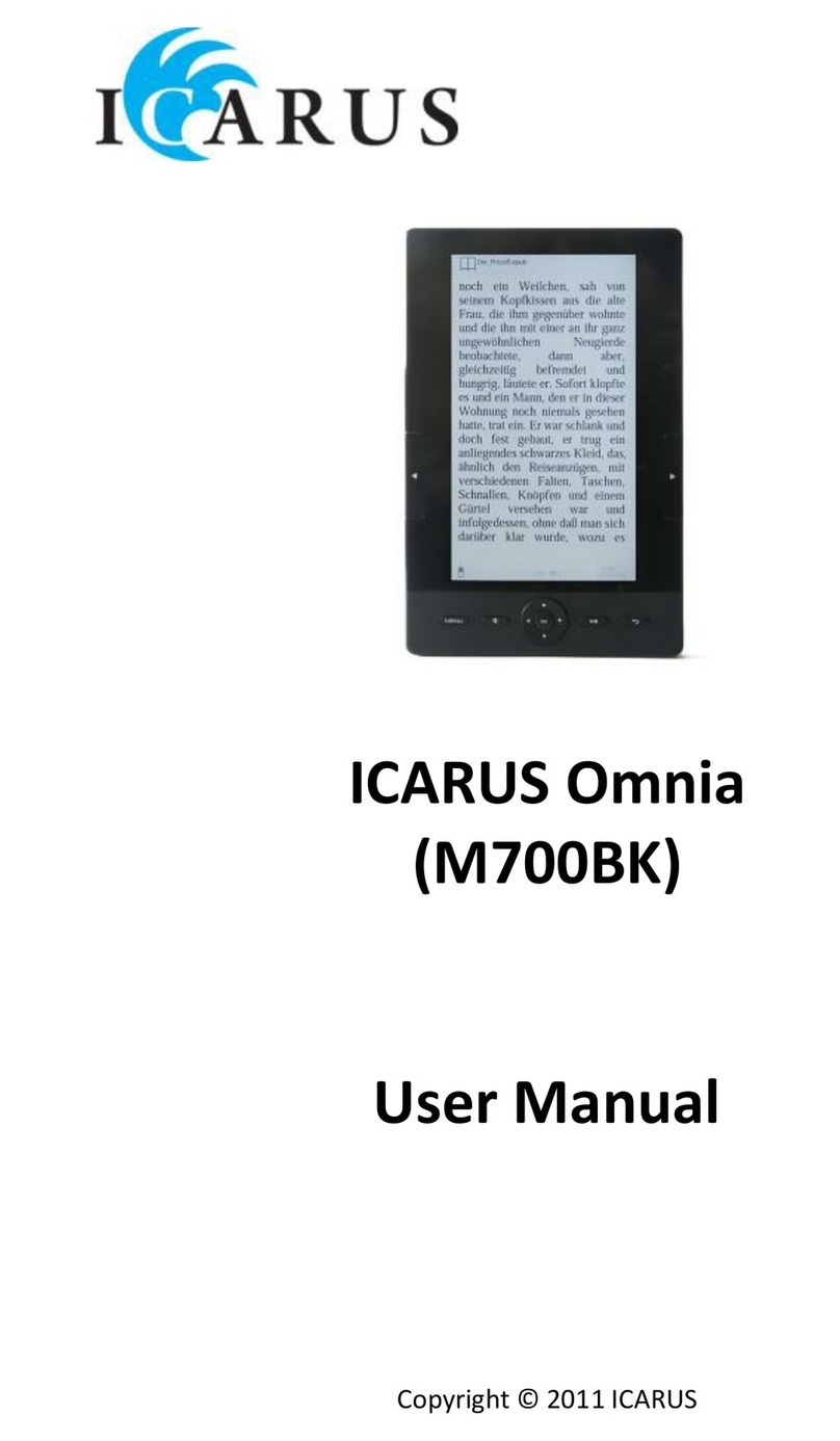 Icarus Omnia M700BK User manual Icarus Omnia M700BK User manual