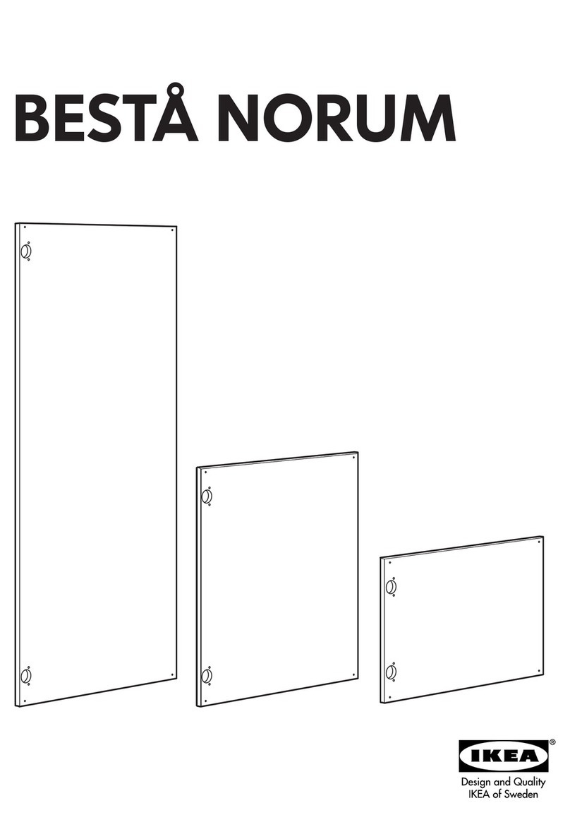 IKEA BESTÅ NORUM DOOR 24X15" instructions