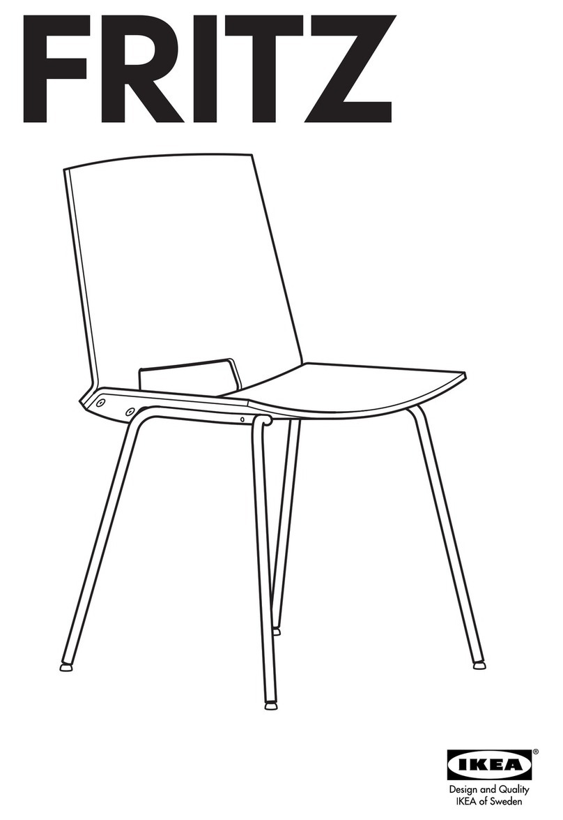 IKEA FRITZ CHAIR instructions