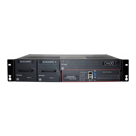 GE Multilin D400 Instructions for use