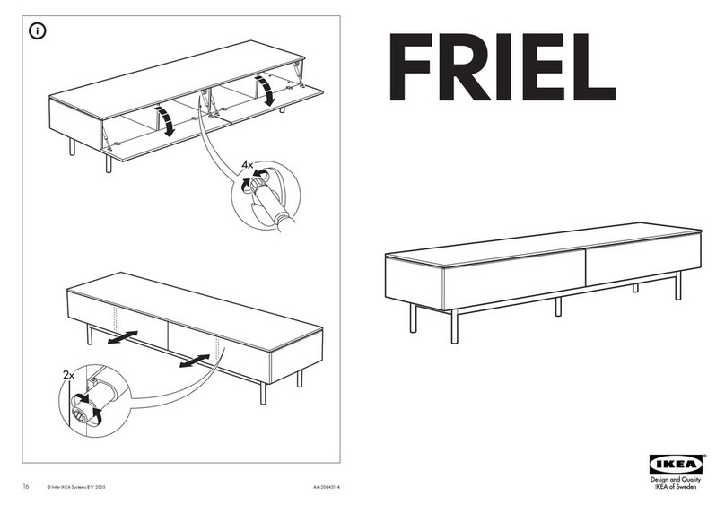 IKEA FRIEL TV UNIT 78X21 5/8" User manual IKEA FRIEL TV UNIT 78X21 5/8" User manual