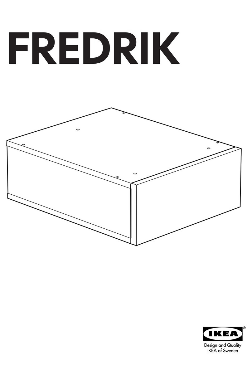 IKEA FREDRIK DRAW SILVER User manual