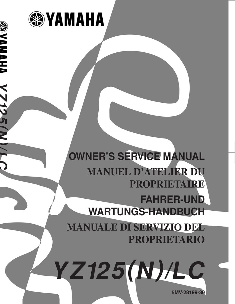 Yamaha YZ125(N)/LC Owner's service manual