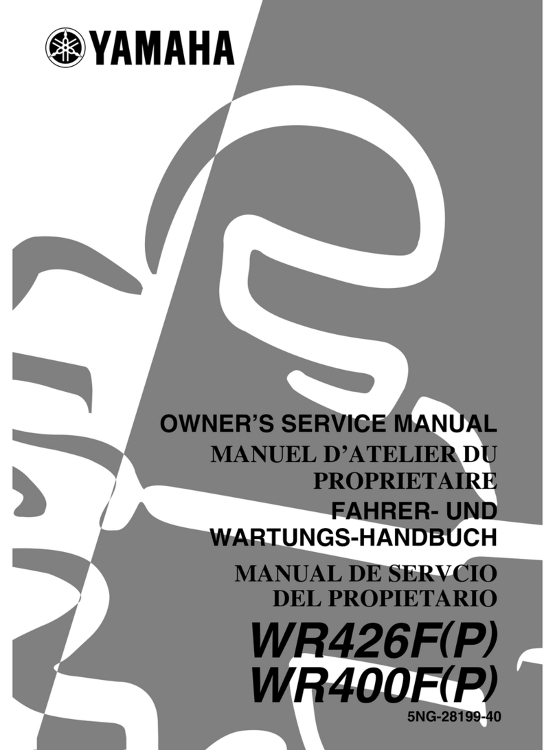 Yamaha WR426F(P) Owner's service manual