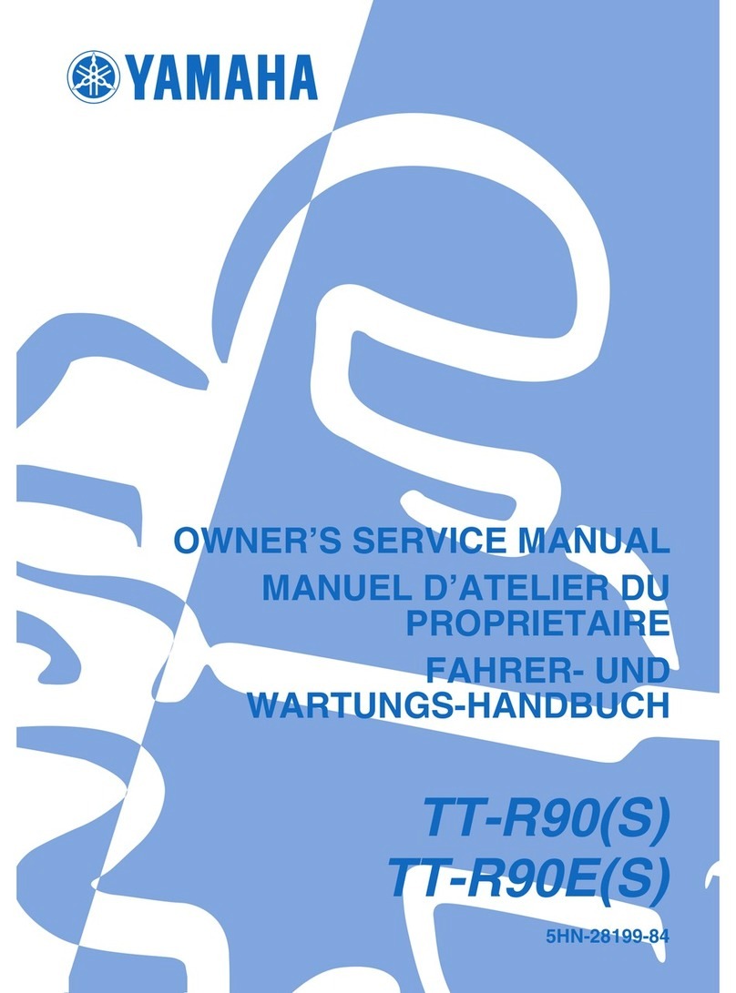 Yamaha TT-R90(S) Application guide Yamaha TT-R90(S) Application guide