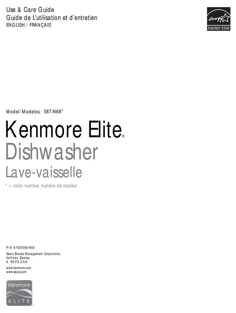 Kenmore 587.1468* User manual