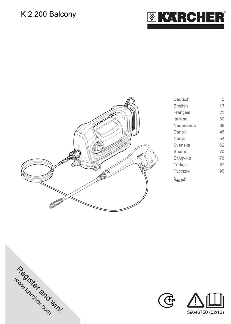 Kärcher K 2.200 Balcony manual&nbsp;