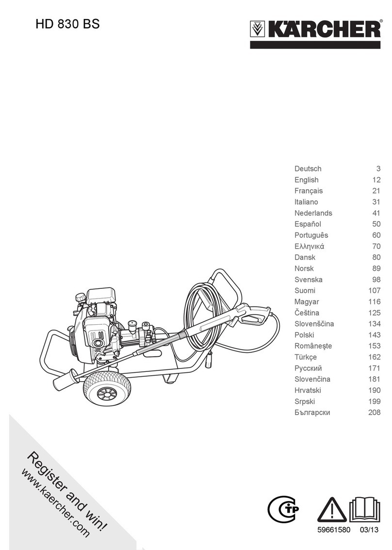 Kärcher HD 830 BS manual&nbsp;