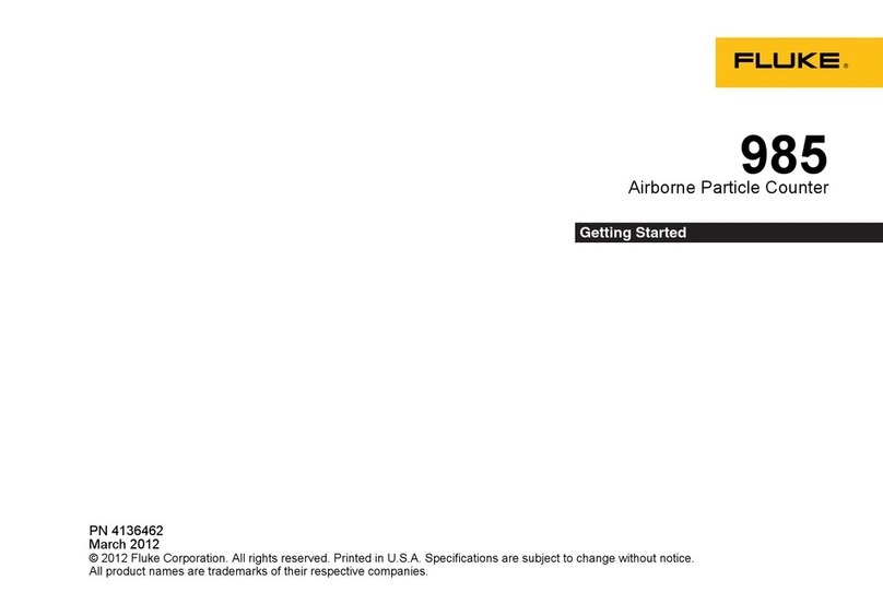Fluke 985 User manual