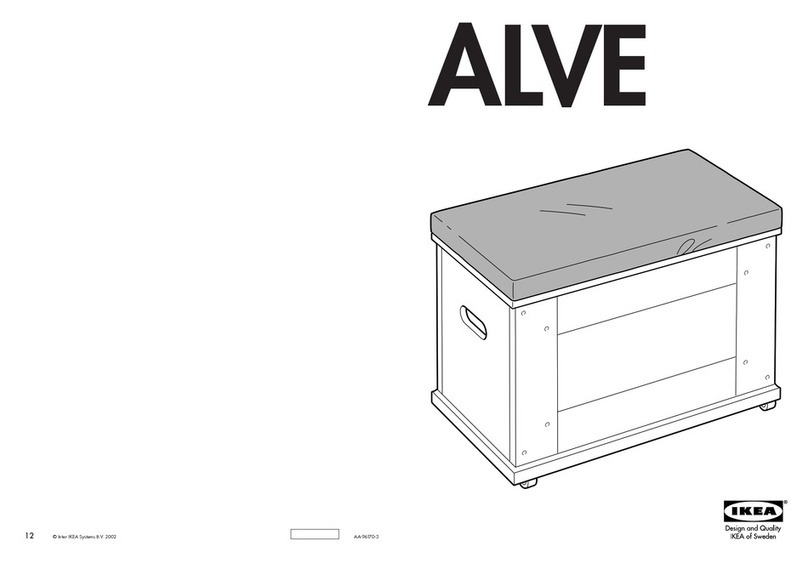 IKEA ALVE LAPTOP TABLE instructions