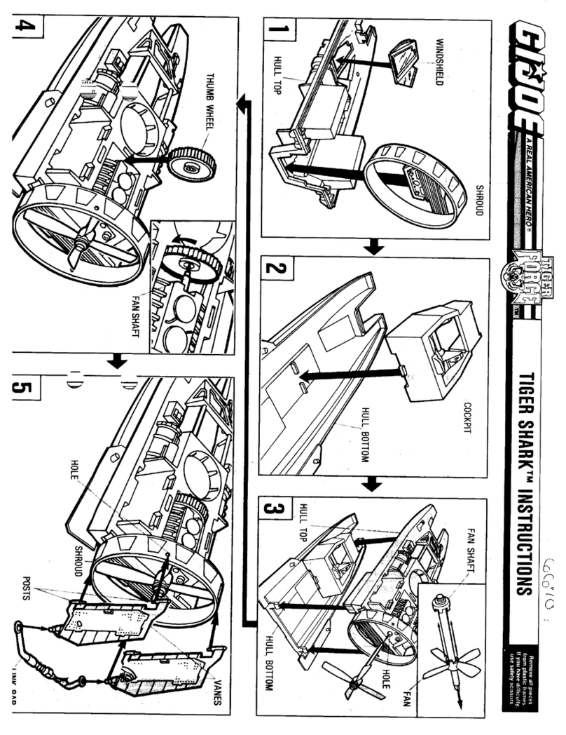 Hasbro G.I.Joe Tiger Shark User manual Hasbro G.I.Joe Tiger Shark User manual