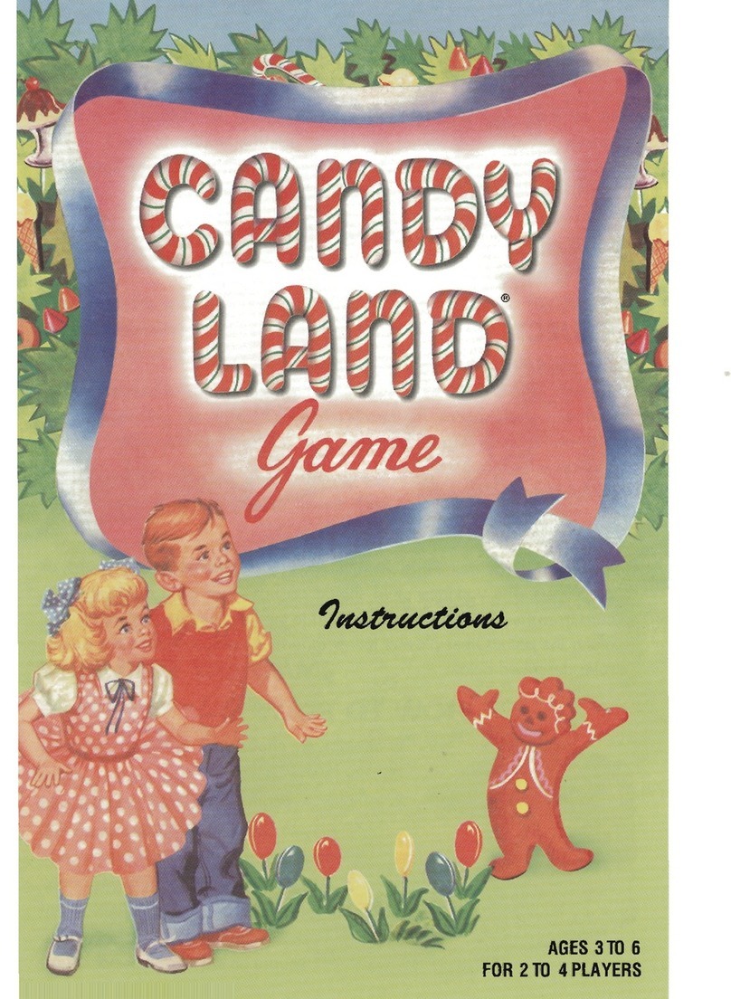 Hasbro Candy Land Game instructions