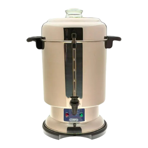 DeLonghi DCU60T owner's manual