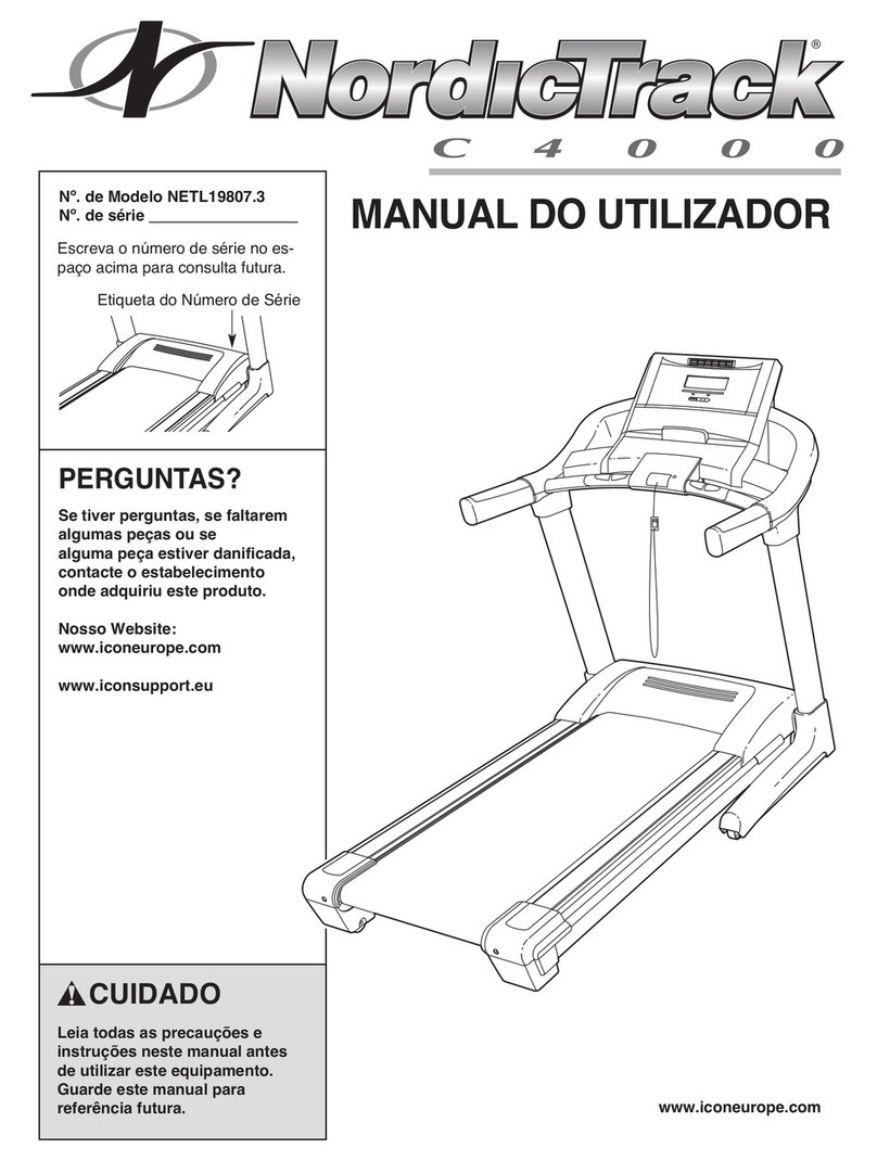 NordicTrack C4000 Treadmill Setup guide
