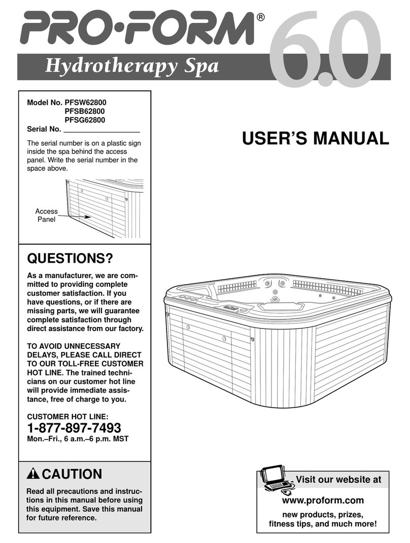 Image Renew 631 Spa user manual