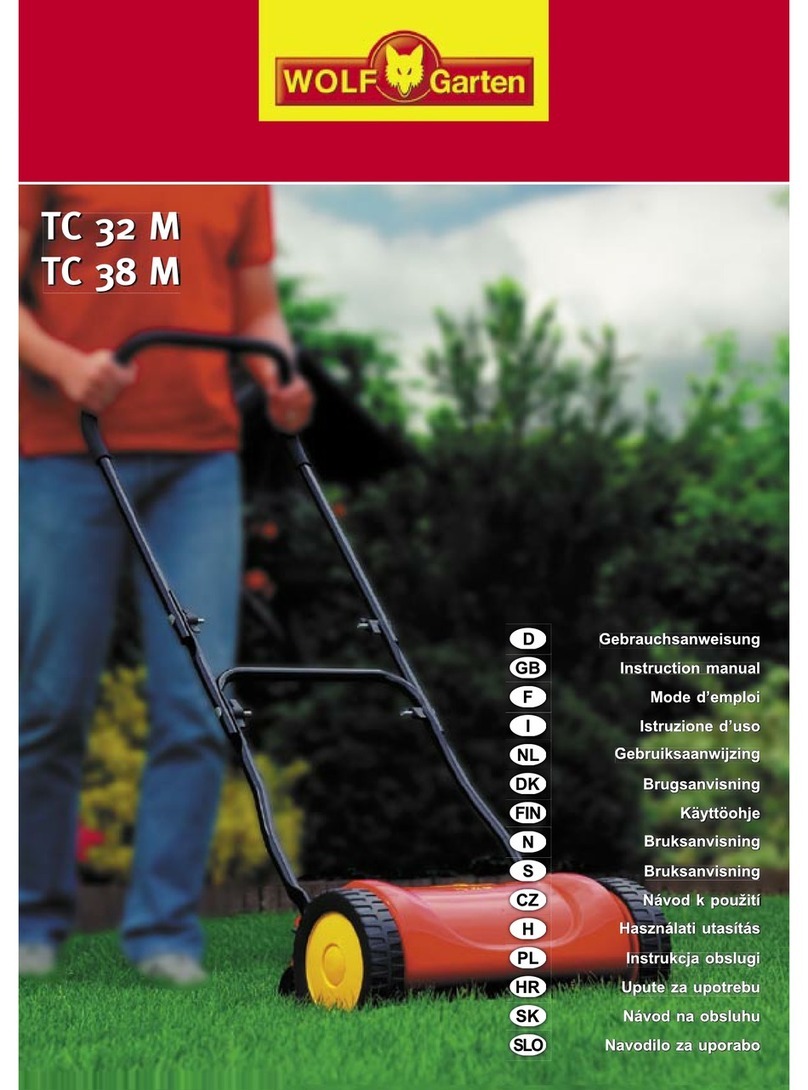 Wolf Garten TC 32 M instruction manual
