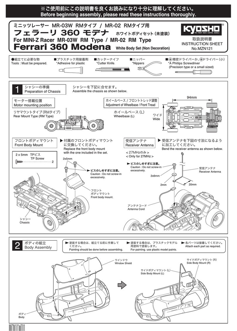 Kyosho MINI-Z Racer MR-02 RM Type User manual
