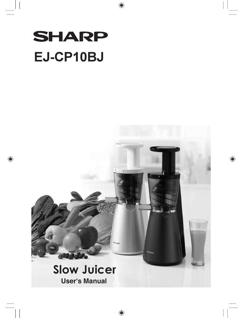 Sharp EJ-CP10BJ user manual