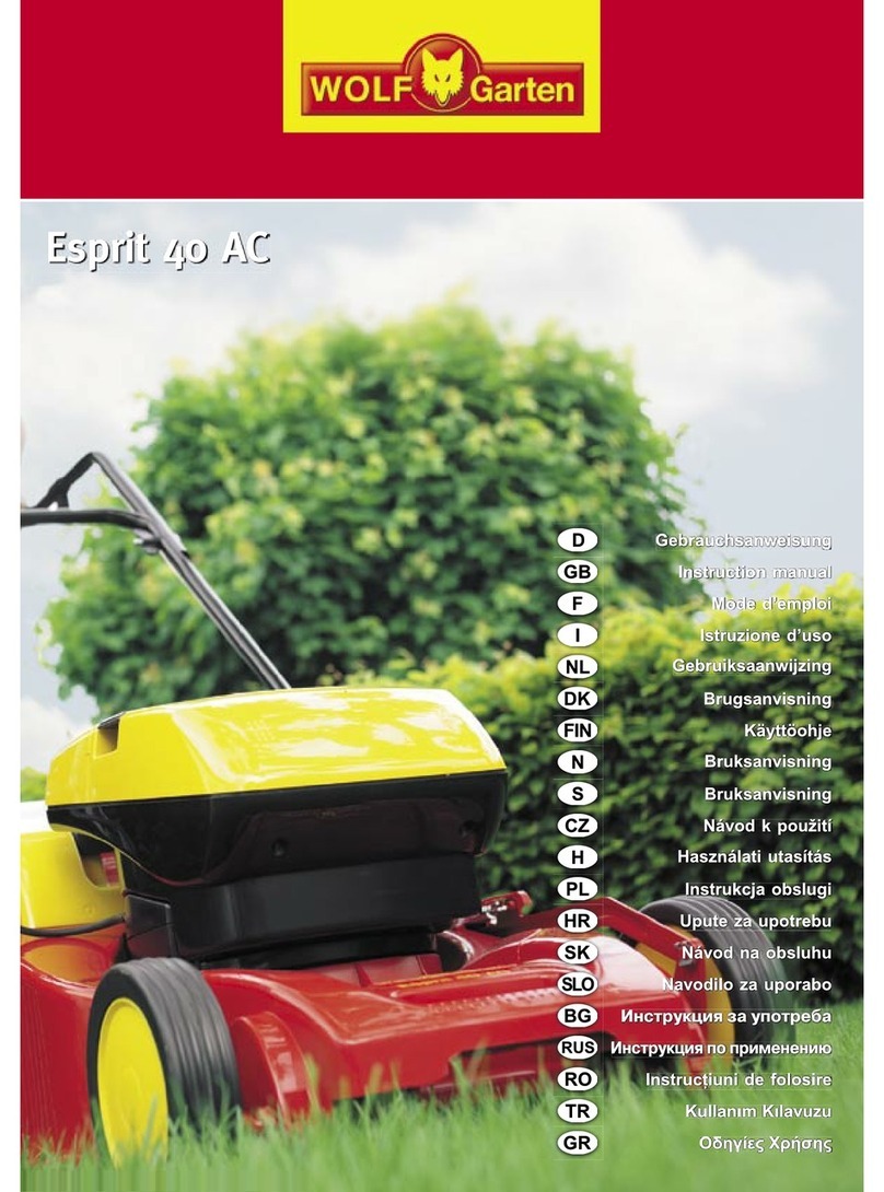 Wolf Garten Esprit 40 AC instruction manual
