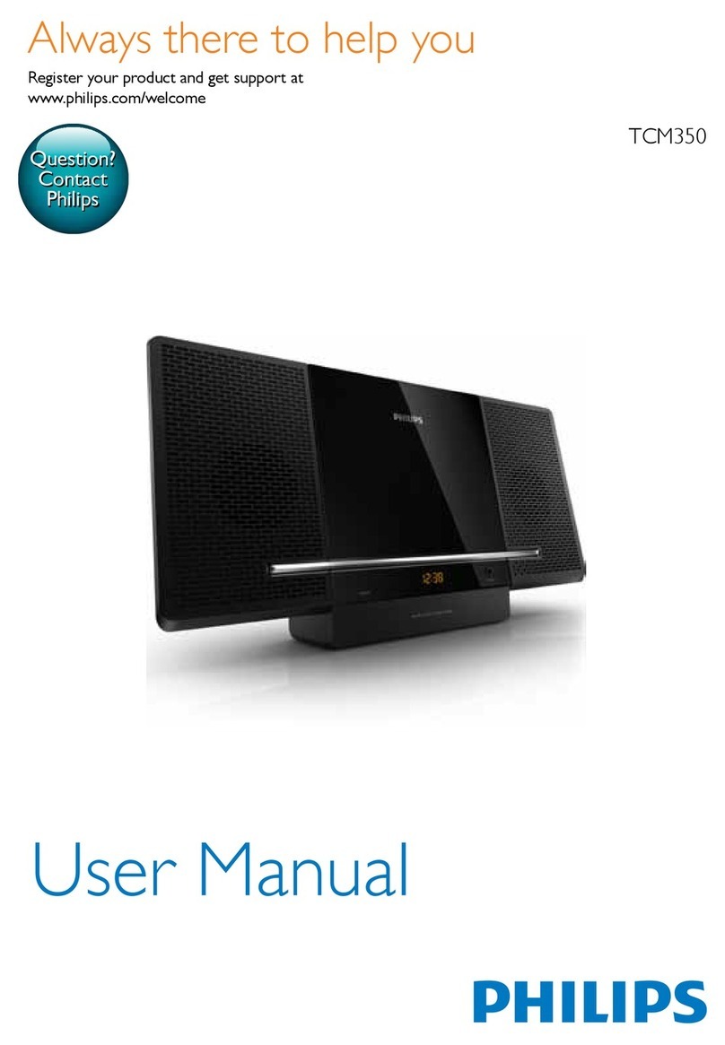 Philips TCM350 user manual