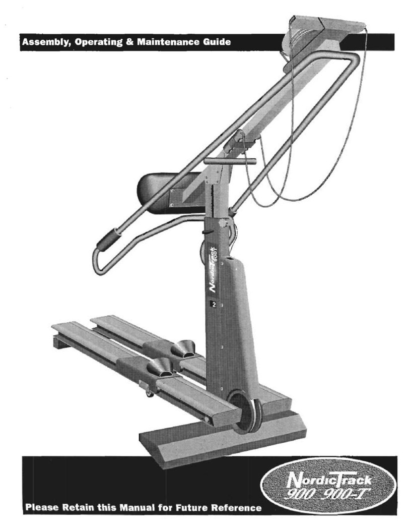 NordicTrack Club 900t User manual