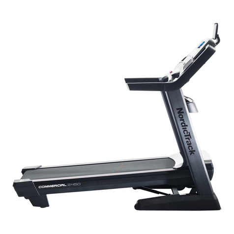 NordicTrack Commerical 2450 Treadmill User manual
