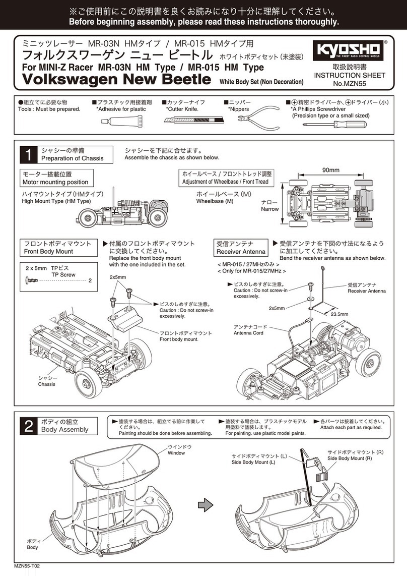 Kyosho Mini-Z Racer MR-03N HM Type User manual