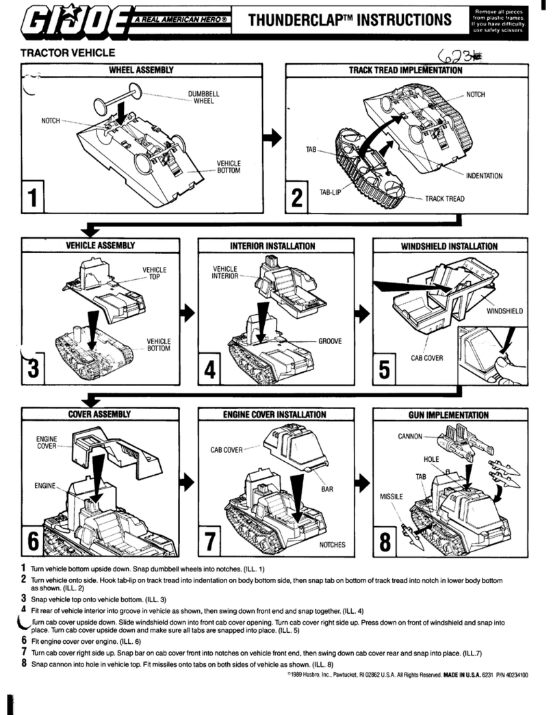 Hasbro G.I.Joe Thunderclap User manual Hasbro G.I.Joe Thunderclap User manual