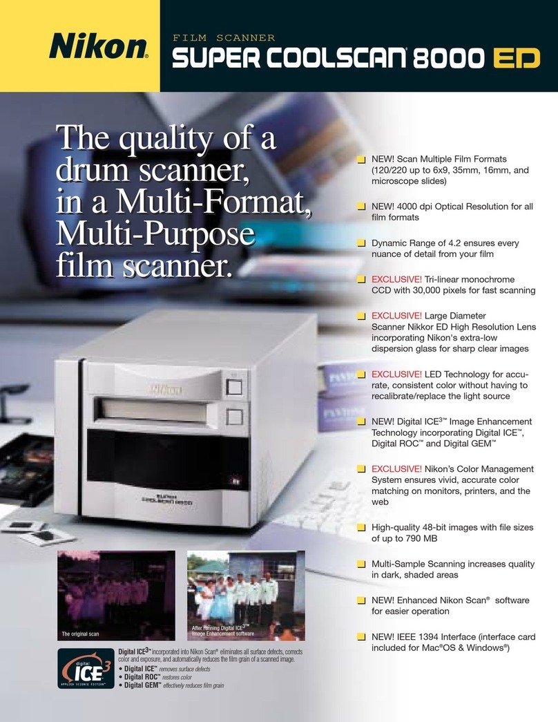 Nikon SUPER COOLSCAN 8000 ED User manual