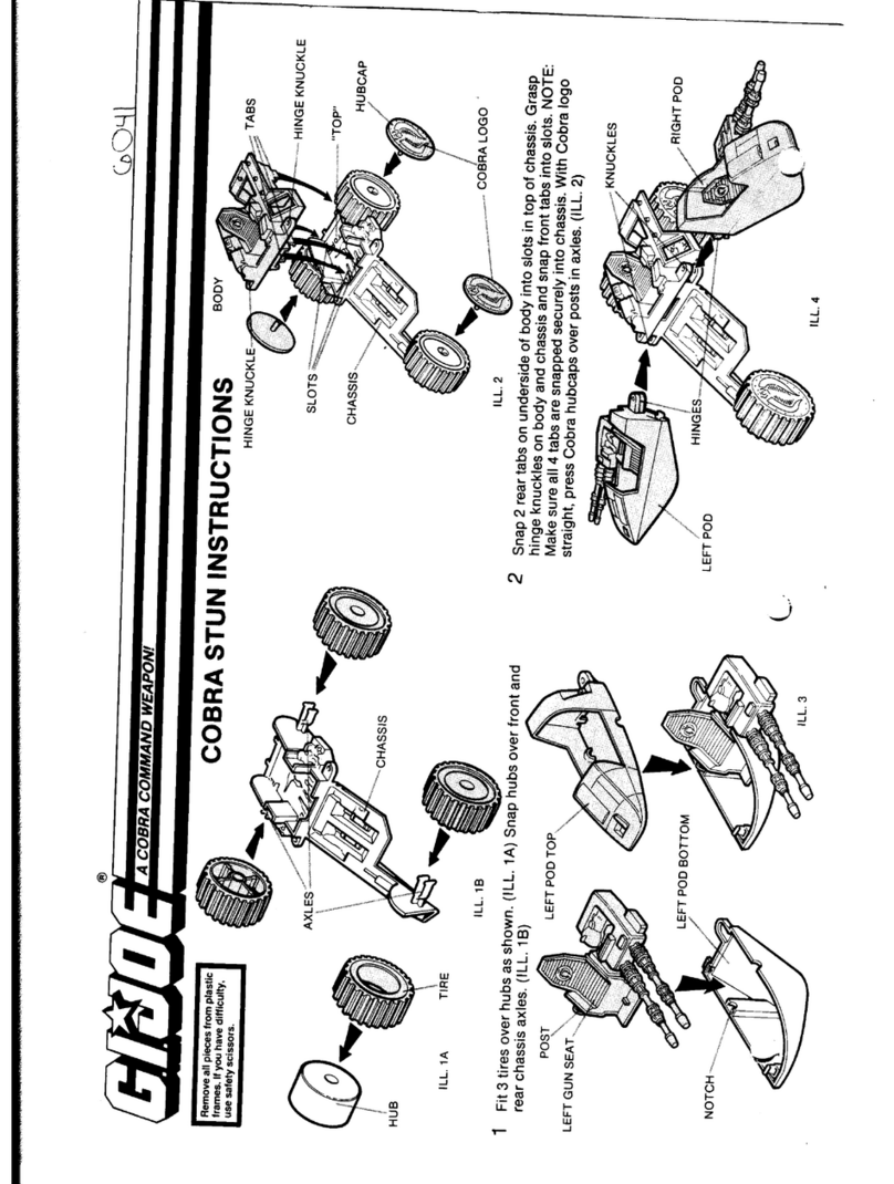 Hasbro G.I.Joe Cobra Stun instructions