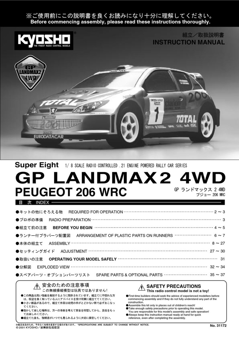 Kyosho SUPER EIGHT GP20 LANDMAX2 4WD User manual