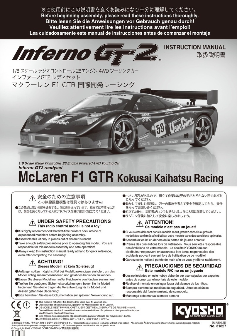Kyosho Inferno GT2 ReadySet instruction manual