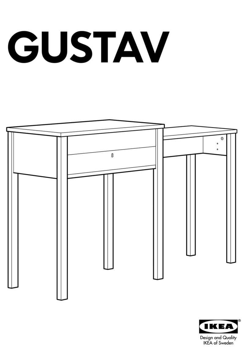 IKEA GUSTAV LAPTOP TABLE User manual IKEA GUSTAV LAPTOP TABLE User manual