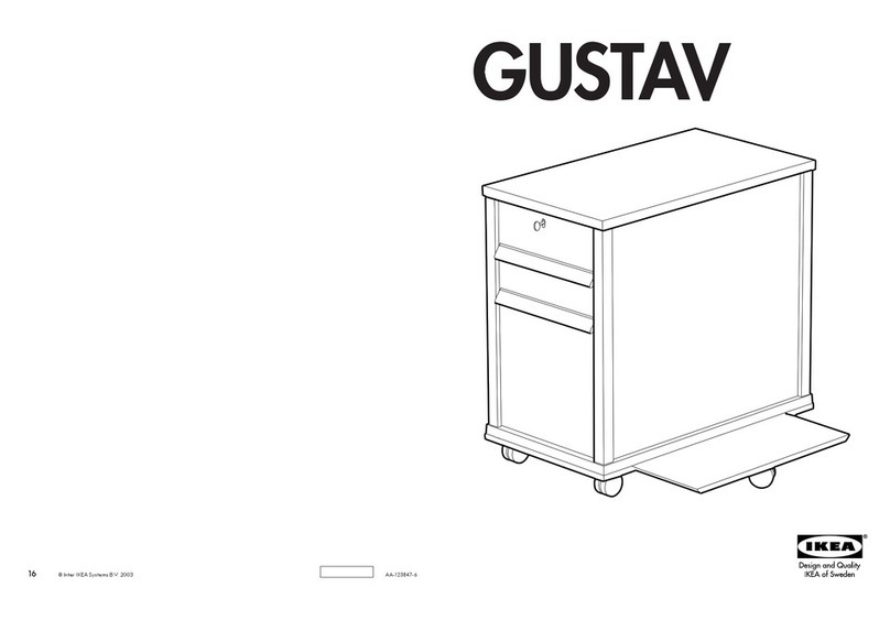 IKEA GUSTAV LAPTOP TABLE instructions
