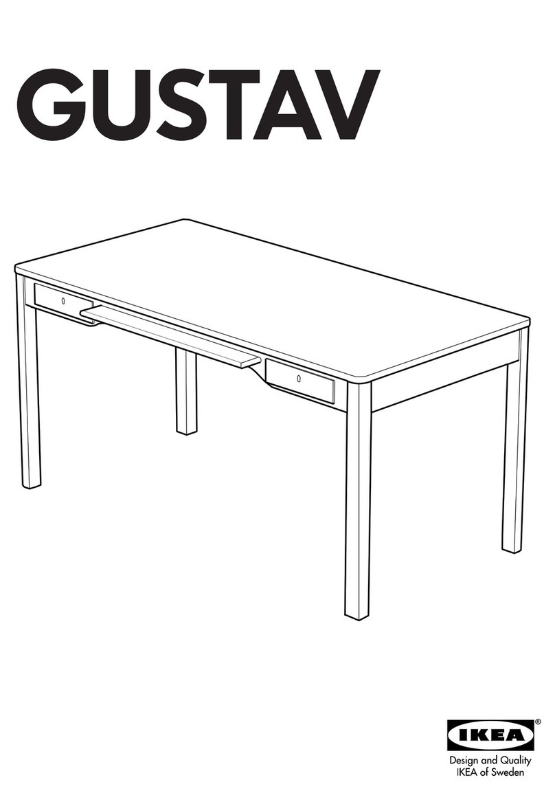 IKEA GUSTAV LAPTOP TABLE User manual
