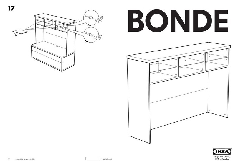 IKEA BONDE User manual IKEA BONDE User manual