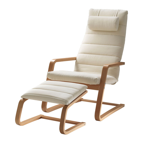 IKEA BOLIDEN ARMCHAIR & FOOTSTOOL User manual IKEA BOLIDEN ARMCHAIR & FOOTSTOOL User manual