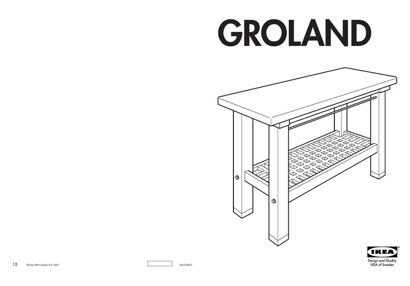 IKEA GROLAND KITCHEN ISLAND 47X35" User manual