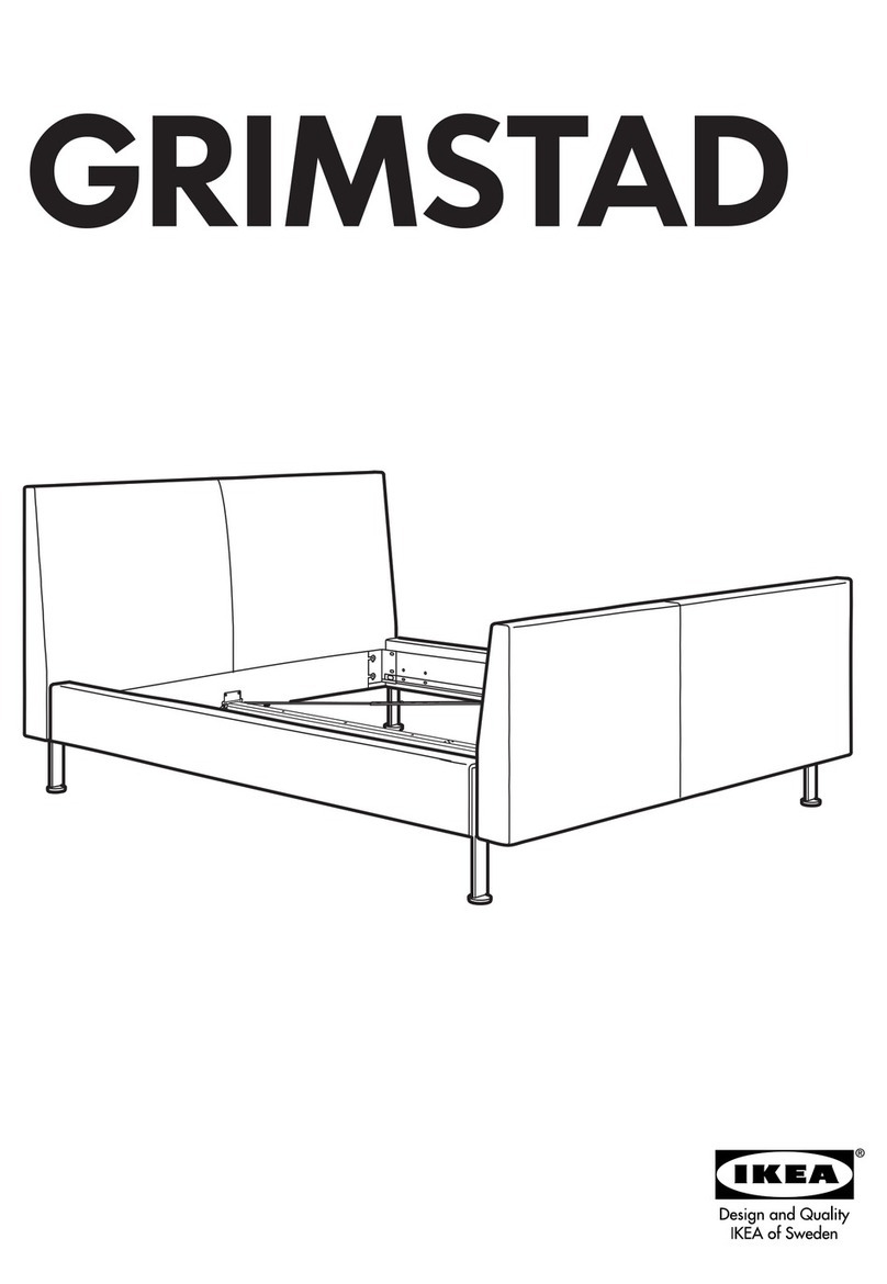 IKEA GRIMSTAD BED FRAME FULL & QUEEN instructions