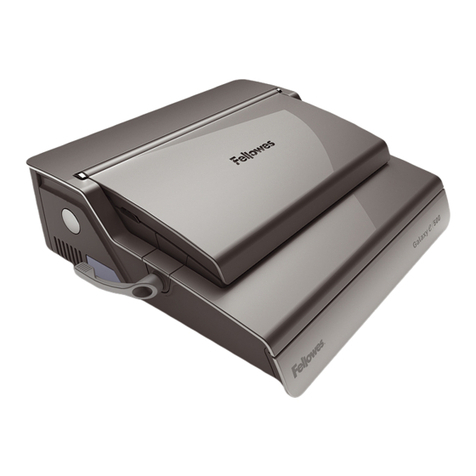 Fellowes Galaxy e500 instructions