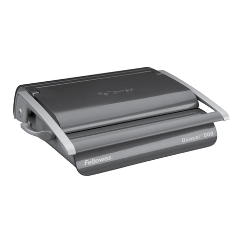 Fellowes Quasar E 500 instructions