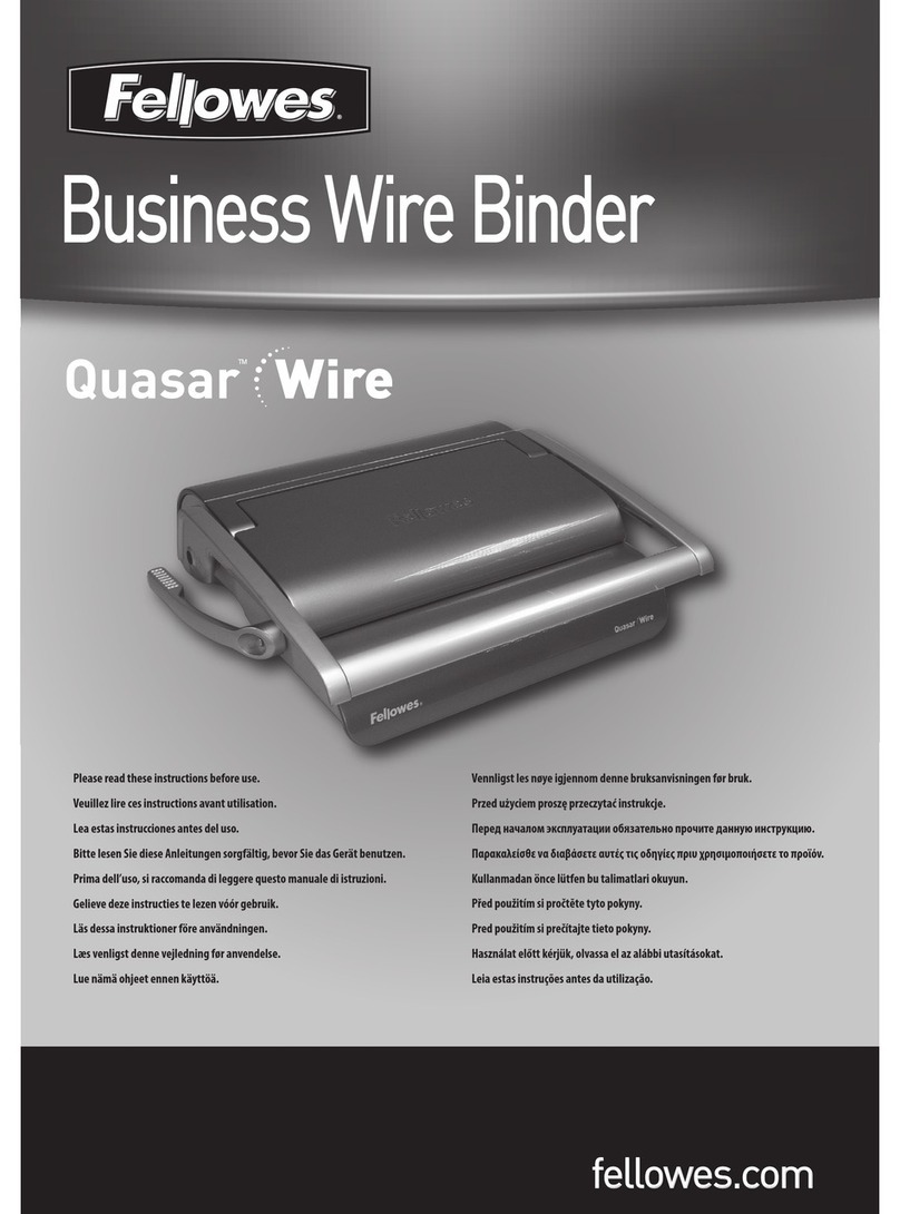 Fellowes Quasar Wire instructions