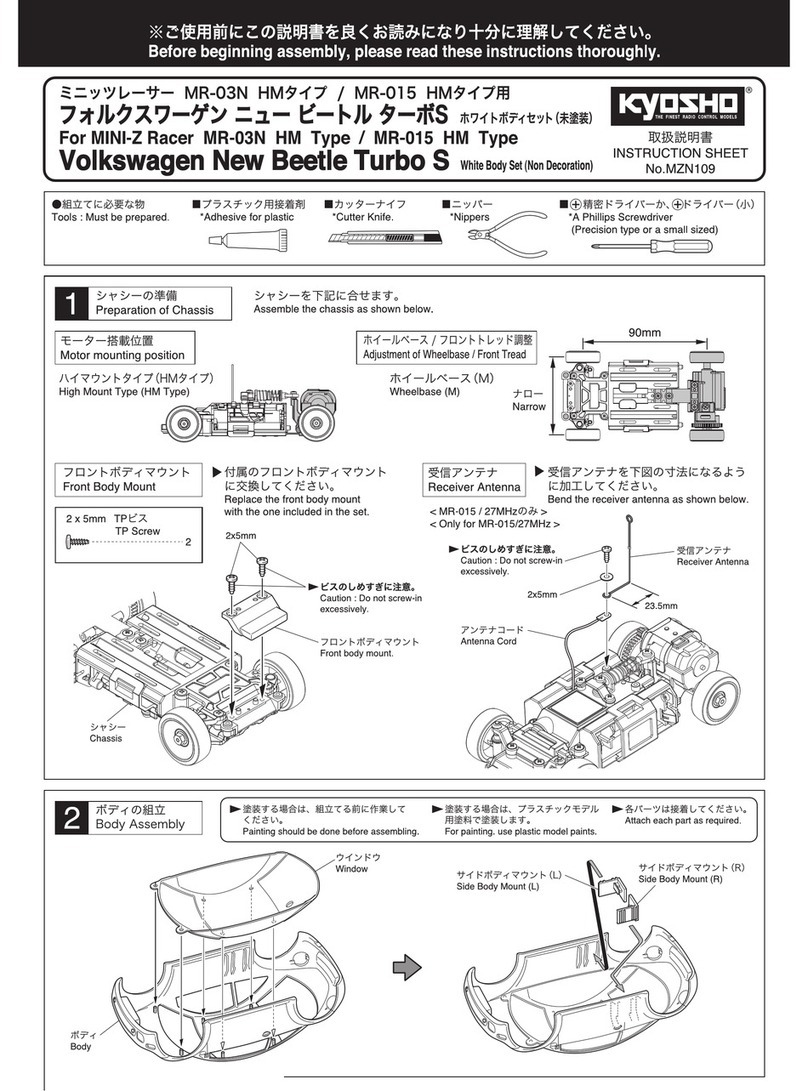 Kyosho Mini-Z Racer MR-03N HM Type User manual