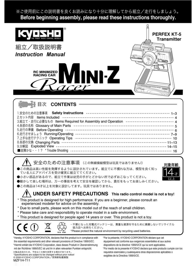 Kyosho MINI-Z RACER instruction manual
