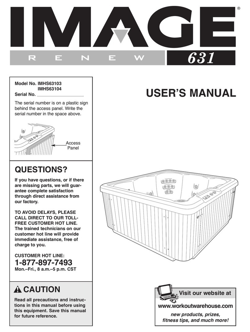 Image Fitness Renew 631 Spa User manual