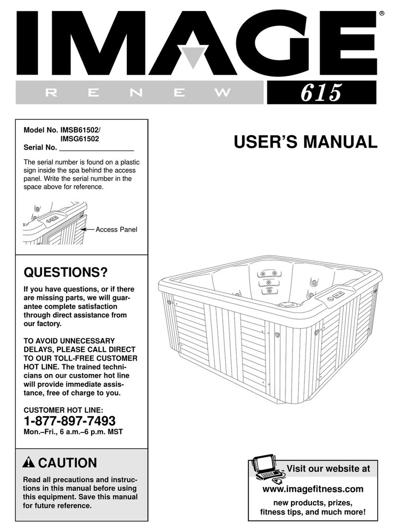 Image Fitness Renew 615 Spa user manual