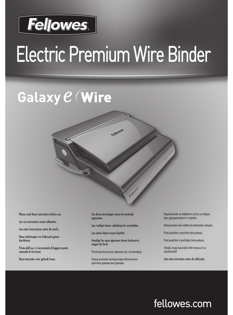 Fellowes Galaxy e Wire User manual