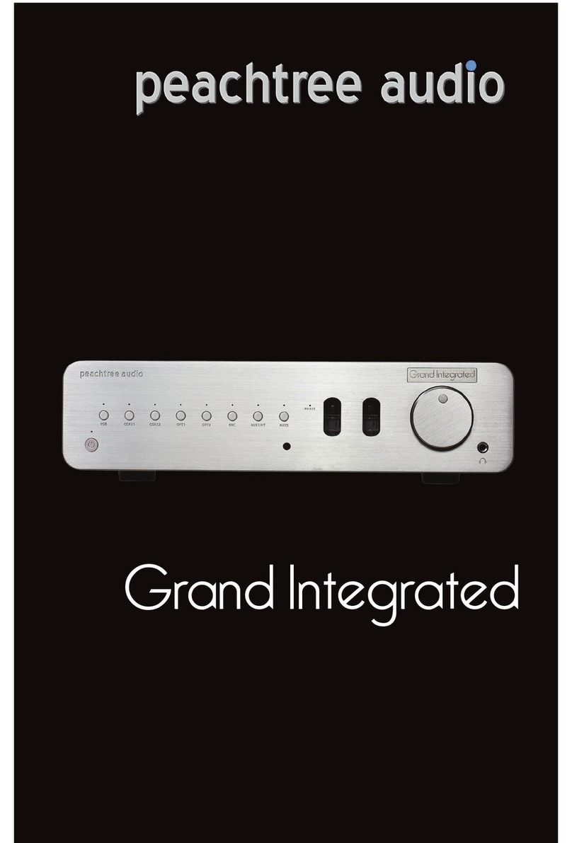 Peachtree Audio Grand Integrated owner's manual Peachtree Audio Grand Integrated owner's manual